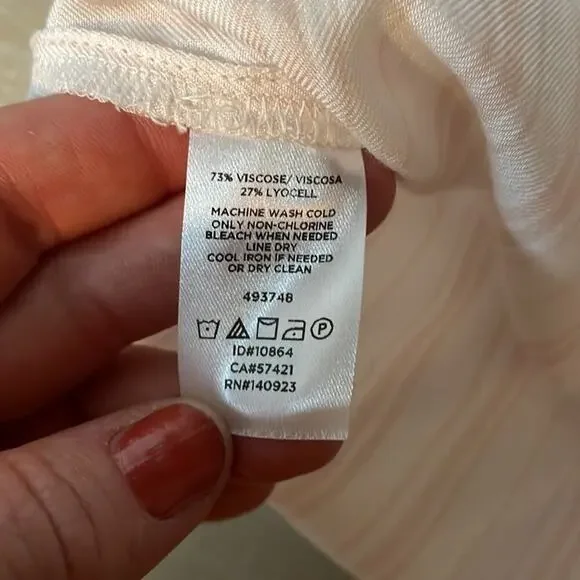 LOFT striped button down blouse - Picture 6 of 7